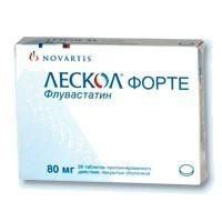 Лескол форте таблетки 80 мг, 28 шт.