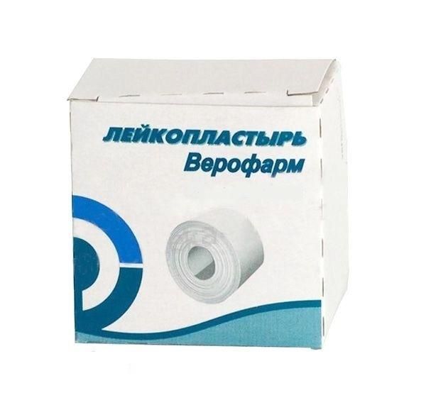 Лейкопластырь Верофарм 3х300 см Лейкопластырь Верофарм 3х300 см