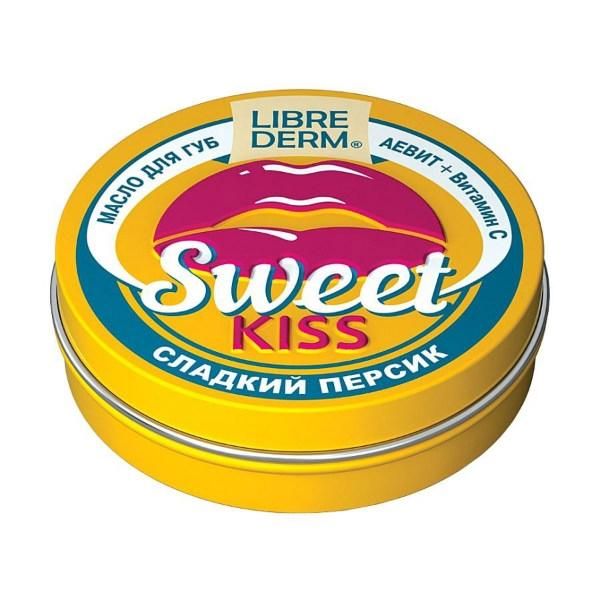 Либридерм Масло для губ Sweet Kiss Сладкий Персик Аевит + витамин С 20мл