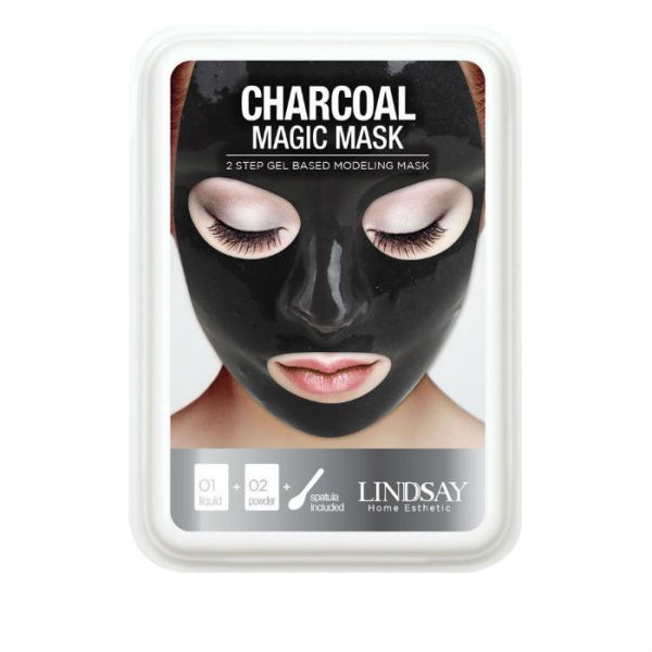 Lindsay Luxury Charcoal Magic Mask Tray Pack Альгинатная маска с углем 120гр