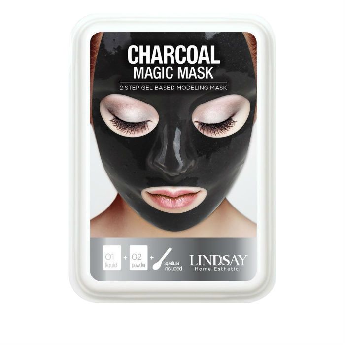 Lindsay Luxury Charcoal Magic Mask Tray Pack Альгинатная маска с углем 120гр