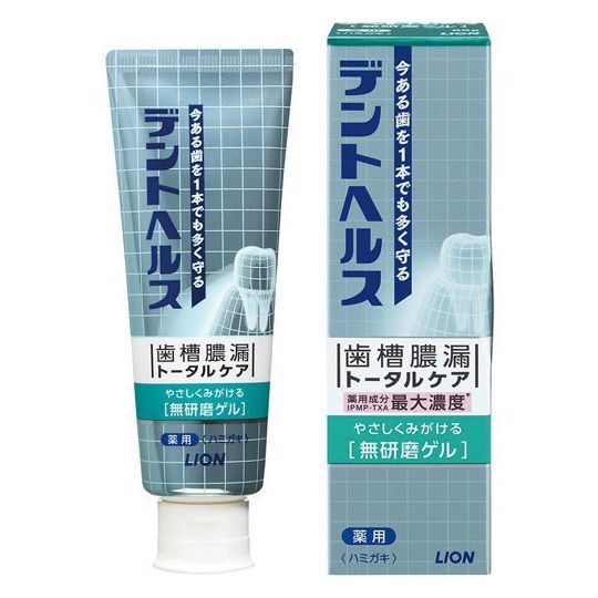 Lion Dent Health Smooth Gel Гелевая зубн. паста для проф. опущения, кровоточивости десен и непр. запаха изо рта 85г