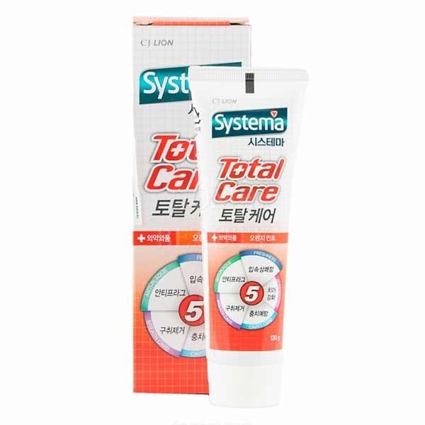 Lion Systema Total Care Комплексный уход зубная паста Апельсин 120 г