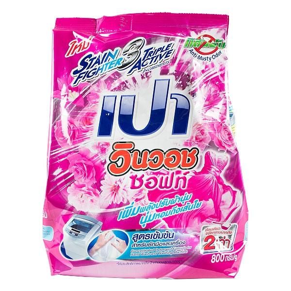 Lion Thailand Pao Win Wash Soft порошок стиральный для всех типов стиральных машин 800 г