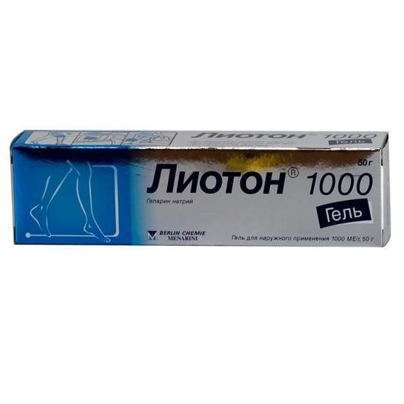 Лиотон 1000 гель 1000 ед/г, 50 г