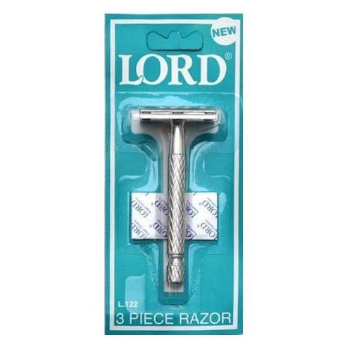 Lord Т-образная бритва блистер хромированная 1 шт.