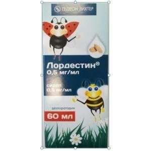 Лордестин сироп 0,5 мг/мл 60 мл