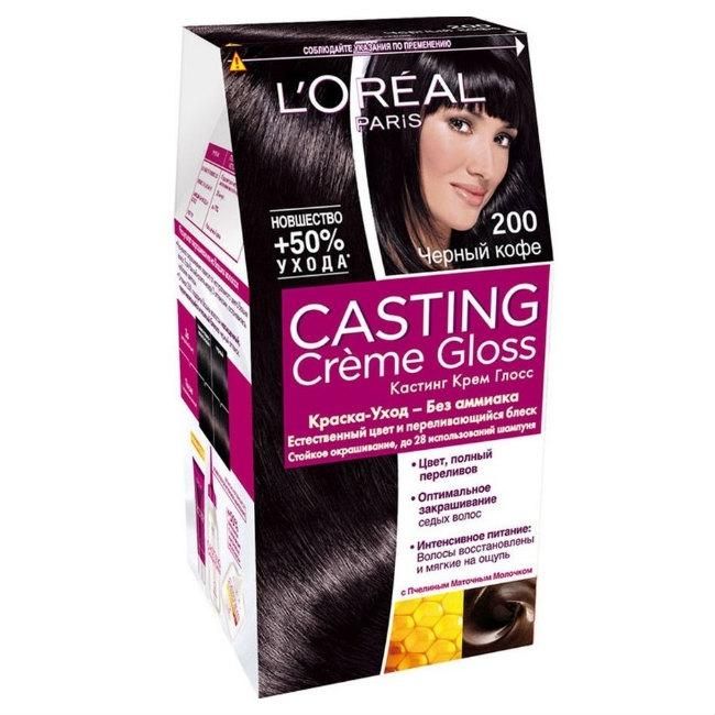 Loreal Краска для волос Casting Creme Gloss 200 Черный кофе