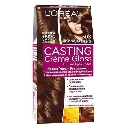 Loreal Краска для волос Casting Creme Gloss 503 Шоколадное золото
