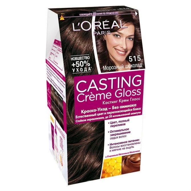 Loreal Краска для волос Casting Creme Gloss 515 Морозный шоколад