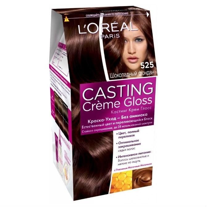 Loreal Краска для волос Casting Creme Gloss 525 Шоколадный фондан