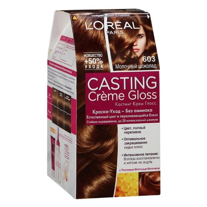 Loreal Краска для волос Casting Creme Gloss 603 Молочный шоколад