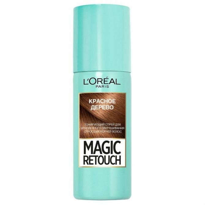 Loreal Краска для волос Magic Retouch Тонирующий спрей 6 Красное дерево 75мл