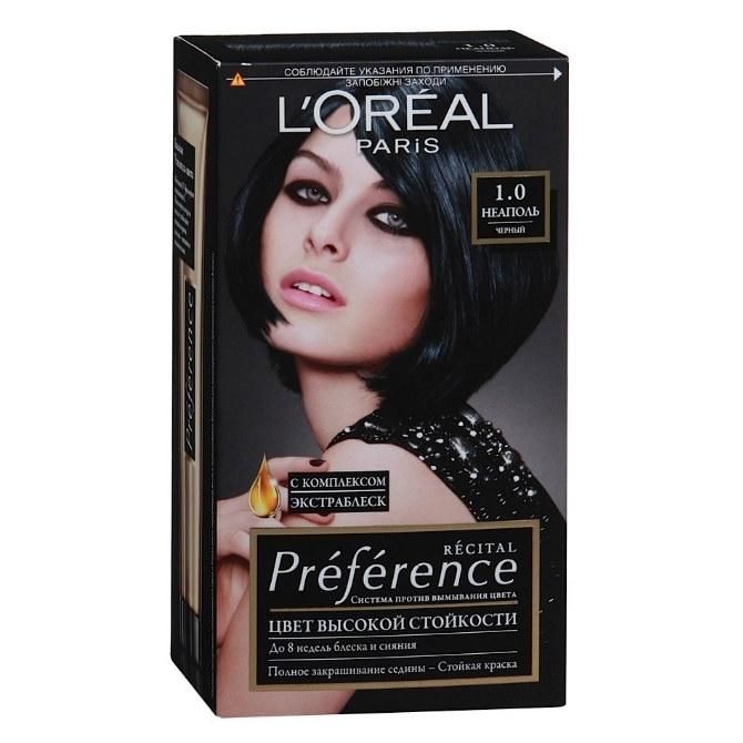 Loreal Краска для волос Preference 1.0 Неаполь черный