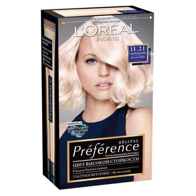 Loreal Краска для волос Preference 11.21 Ультраблонд перламутровый