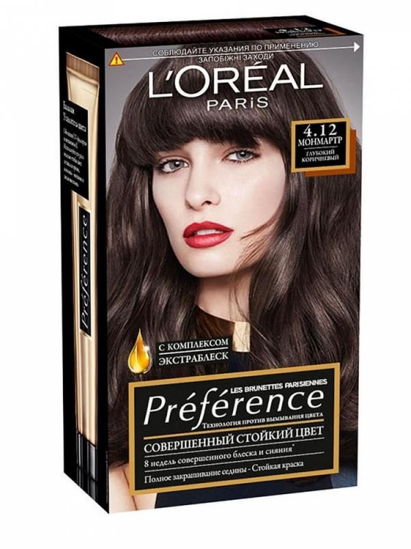 Loreal Краска для волос Preference 4.12 Монмартр с комплексом экстраблеск