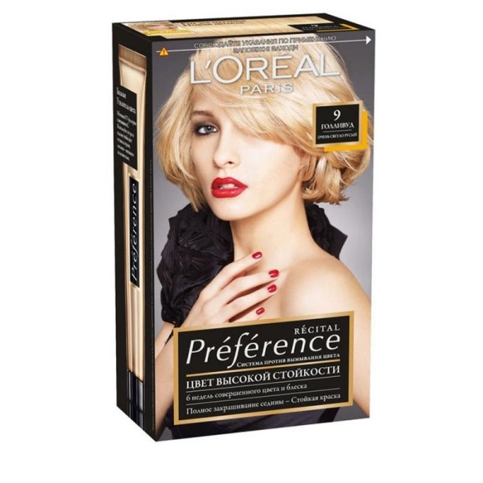 Loreal Краска для волос Preference 9 Голливуд очень светло-русый