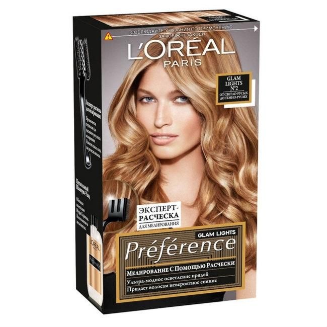 Loreal Краска для волос Preference Glam lights №2 для мелирования