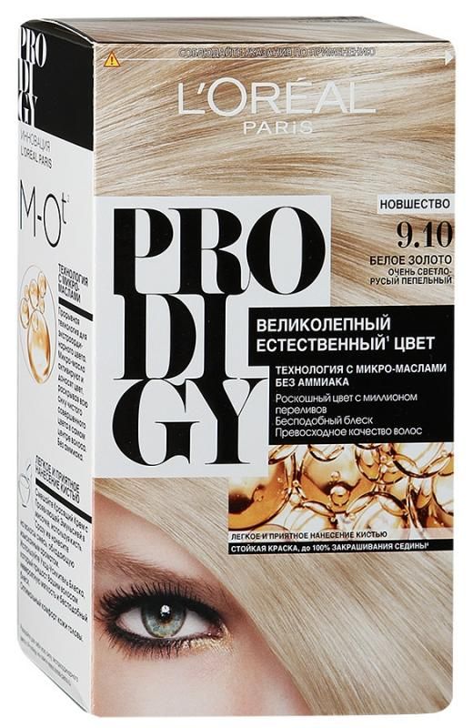 Loreal Краска для волос Prodigy 9.10 Белое золото