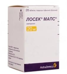 Лосек МАПС таблетки 20 мг, 28 шт. Лосек МАПС таблетки 20 мг, 28 шт.