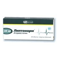 Липтонорм таблетки 20 мг, 28 шт. Липтонорм таблетки 20 мг, 28 шт.