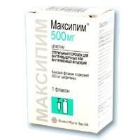 Максипим флаконы 0.5 г Максипим флаконы 0.5 г