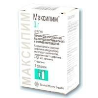 Максипим флаконы 1 г Максипим флаконы 1 г