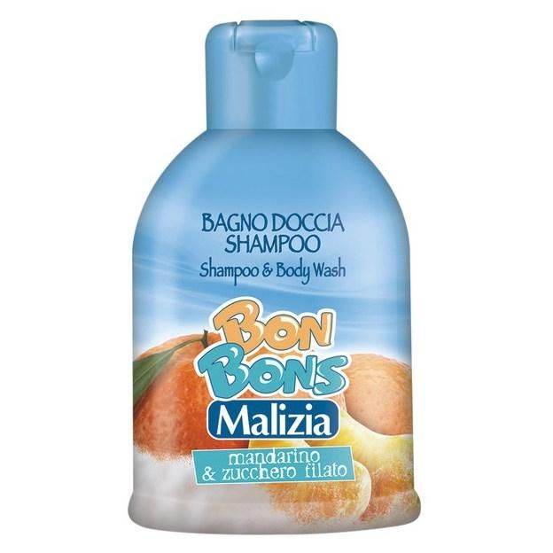 Malizia Bon Bons Шампунь/гель для душа Mandarin&amp;Cotton Candy детский 500 мл 500 мл