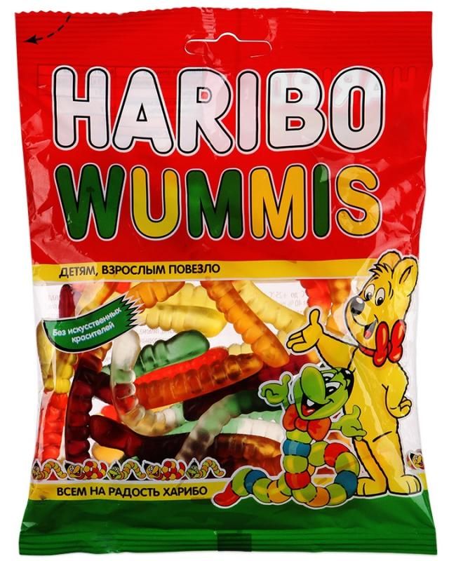 Мармелад Haribo жевательный Червячки Вуммис 140г упак.