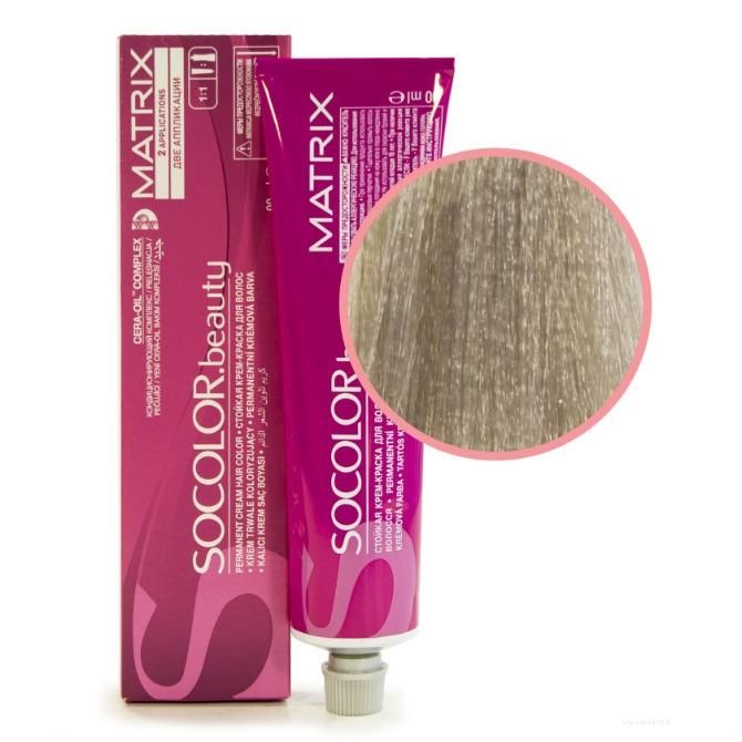 Matrix Socolor Beauty Краска 10Av очень-очень светлый блондин пепельно-перламут