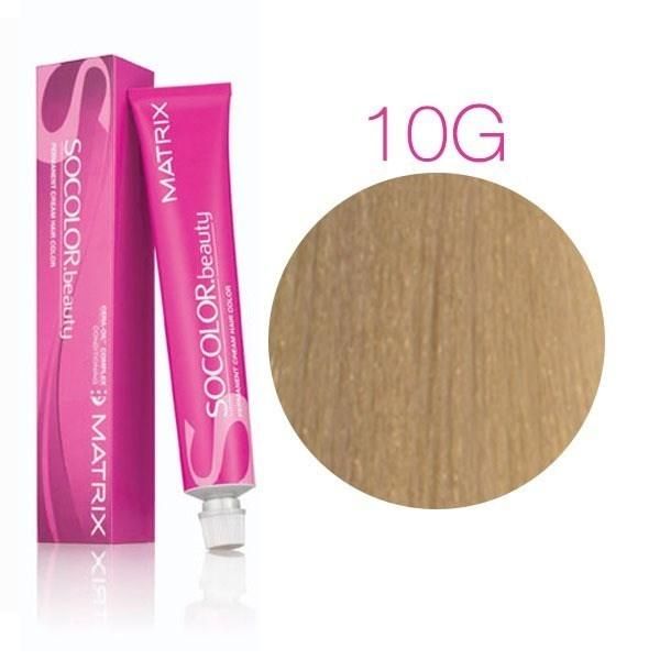 Matrix Socolor Beauty Краска 10G очень-очень светлый блондин золотистый