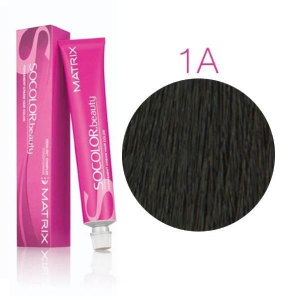 Matrix Socolor Beauty Краска 1A иссиня-черный пепельный
