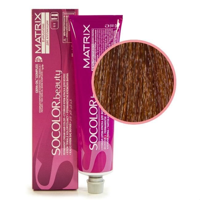 Matrix Socolor Beauty Краска 6RC+ темный блондин красно-медный+