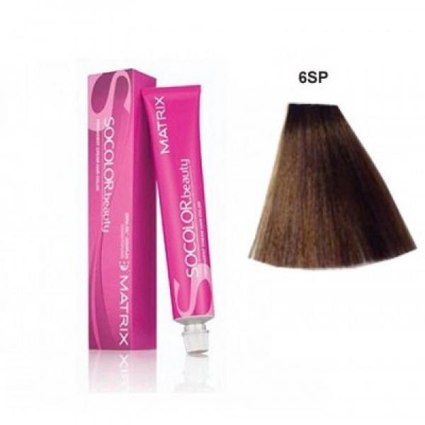 Matrix Socolor Beauty Краска 6SP темный блондин серебристый жемчужный