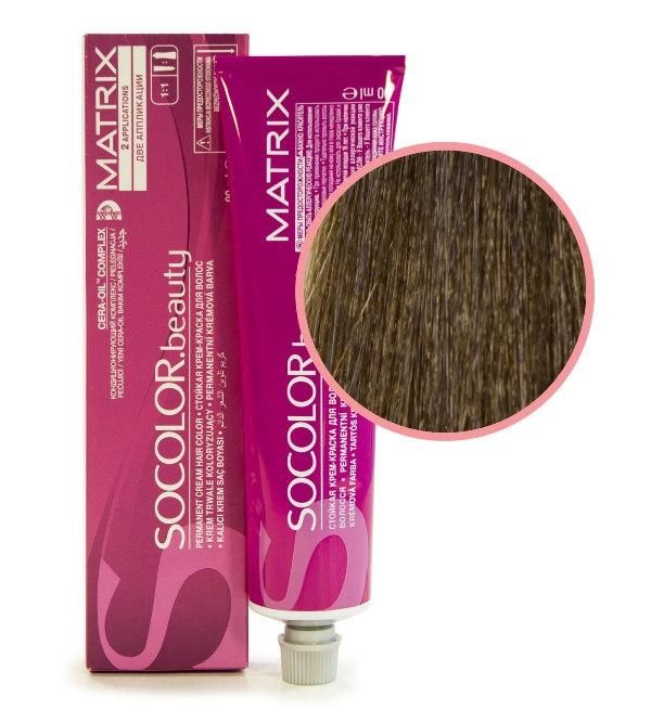 Matrix Socolor Beauty Краска 7A блондин пепельный