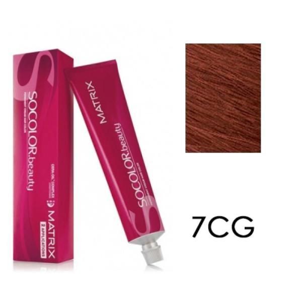 Matrix Socolor Beauty Краска 7CG блондин медно-Золотистый