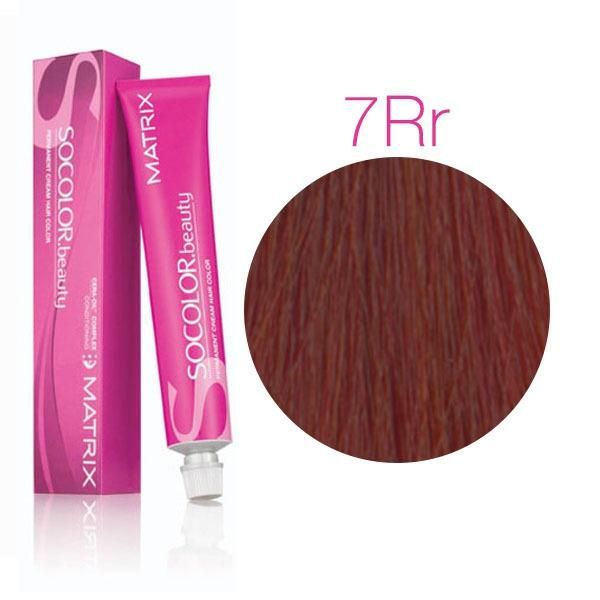 Matrix Socolor Beauty Краска 7RR+ блондин глубокий красный+