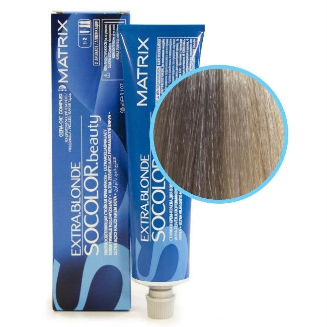 Matrix Socolor Beauty Краска UL-A+ ультра блонд пепельный
