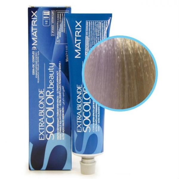 Matrix Socolor Beauty Краска UL-V+ ультра блонд перламутровый
