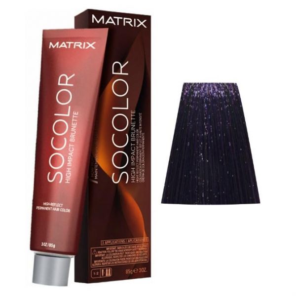 Matrix Socolor Beauty Краска VA перламутровый пепельный (насыщенный оттенок для