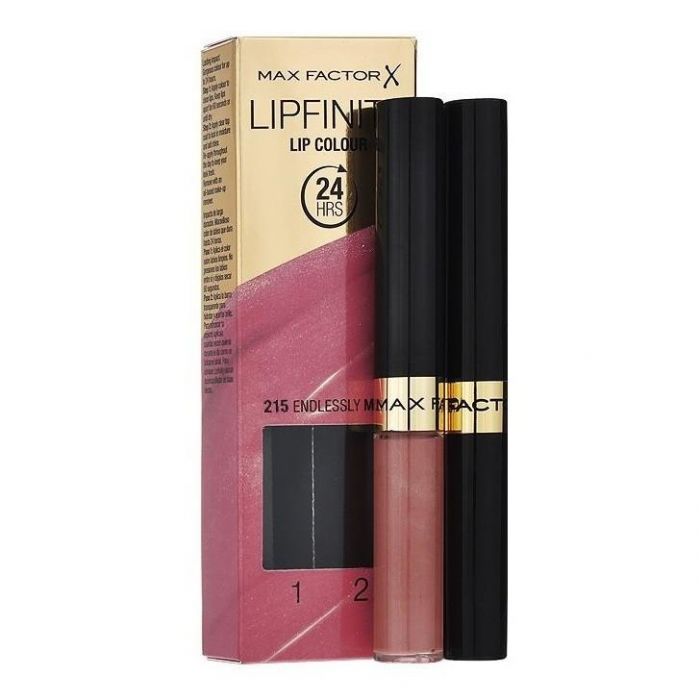 Max Factor Стойкая губная помада и увлажняющий блеск Lipfinity 215 тон contstantly dreamy