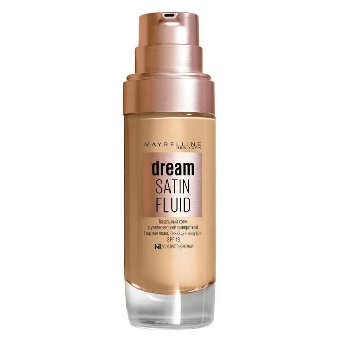 Maybelline New York Тональный крем Dream Satin Fluid 21 30мл