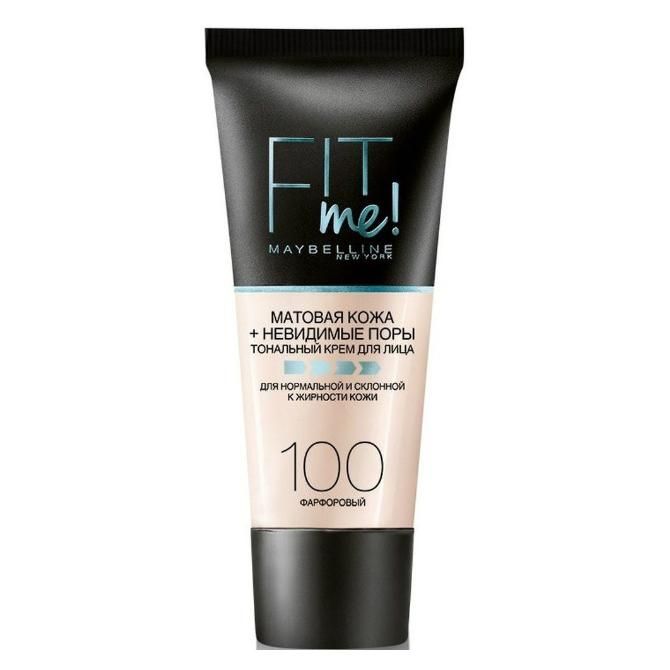 Maybelline New York Тональный крем Fit Me 100 фарфоровый 30мл