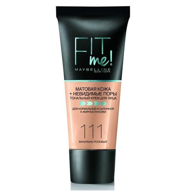 Maybelline New York Тональный крем Fit Me 111 ванильно-розовый 30мл