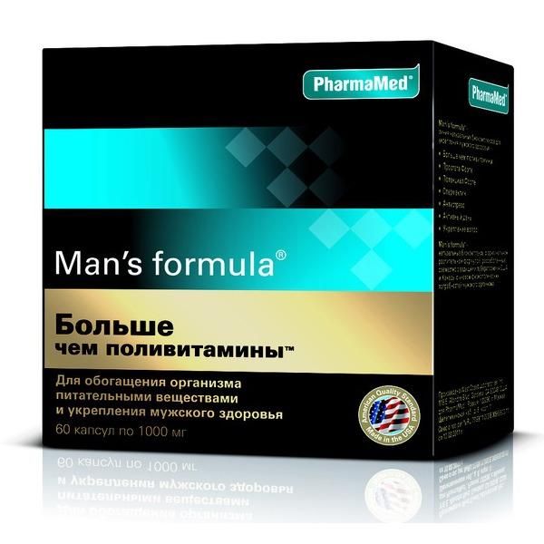 Менс формула больше чем поливитамины капсулы, 60 шт. Менс формула больше чем поливитамины капсулы, 60 шт.