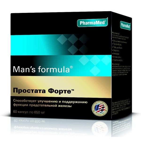 Мен-с формула "простата форте" капс. 650мг №60 Мен-с формула "простата форте" капс. 650мг №60