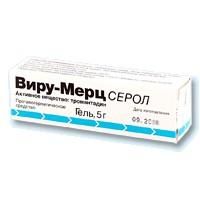 Виру-мерц серол гель 1%, 5 г