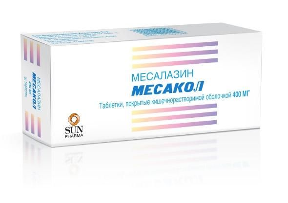 Месакол таблетки 400 мг, 50 шт. Месакол таблетки 400 мг, 50 шт.