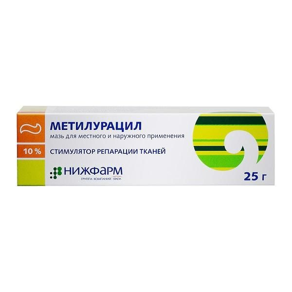 Метилурацил мазь 10% , 25 г