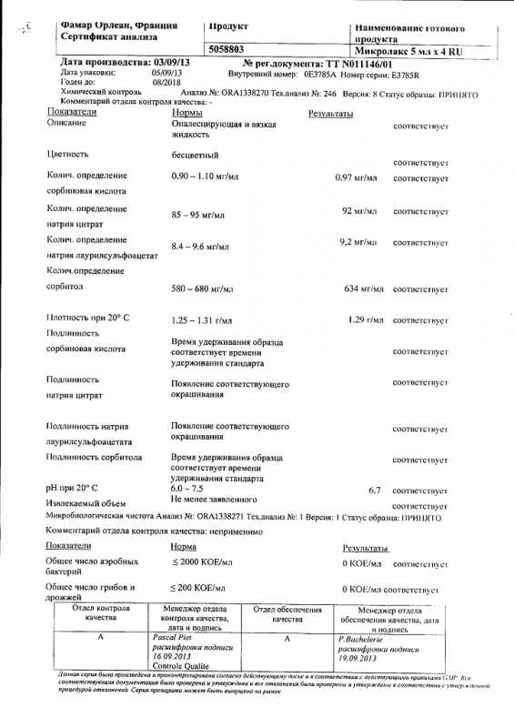 Микролакс микроклизмы, 5 мл, 12 шт.